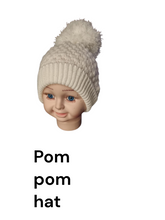 Baby Pom Pom hat wool pom pom