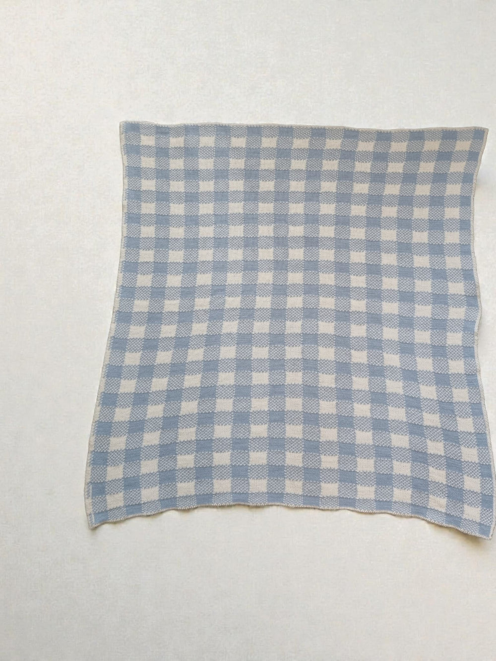 Blue Baby check blanket
